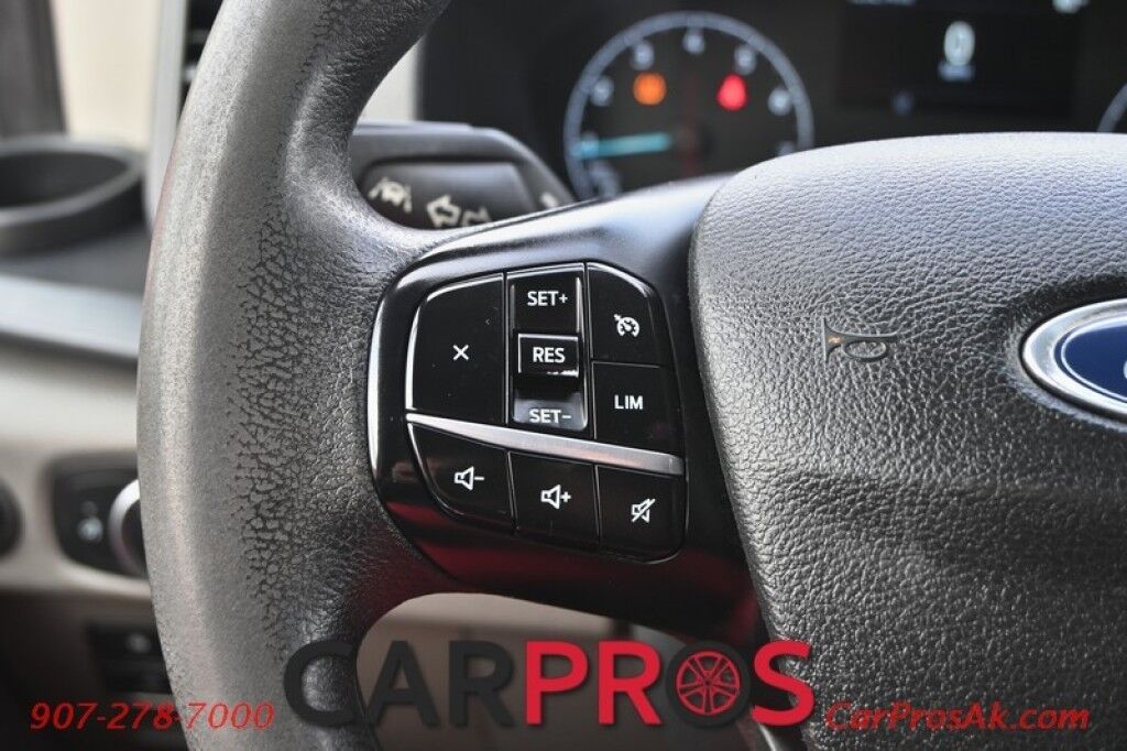 2023 Ford Transit Cargo Van High Roof - AWD - Keyless Entry - AdvanceTrac & RSC - AM/FM & Bluetooth - Cruise Control - Forward Collison Warning - Back Up Camera - Vinyl Flooring - 1-Owner Anchorage AK