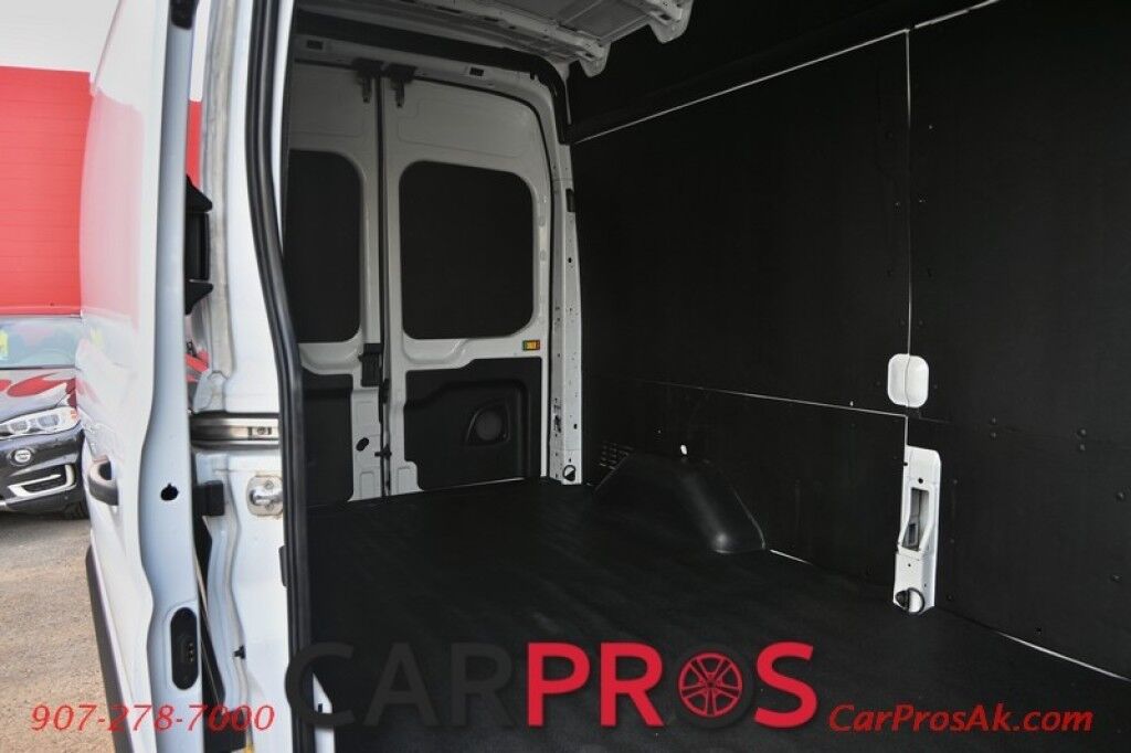 2023 Ford Transit Cargo Van High Roof - AWD - Keyless Entry - AdvanceTrac & RSC - AM/FM & Bluetooth - Cruise Control - Forward Collison Warning - Back Up Camera - Vinyl Flooring - 1-Owner Anchorage AK