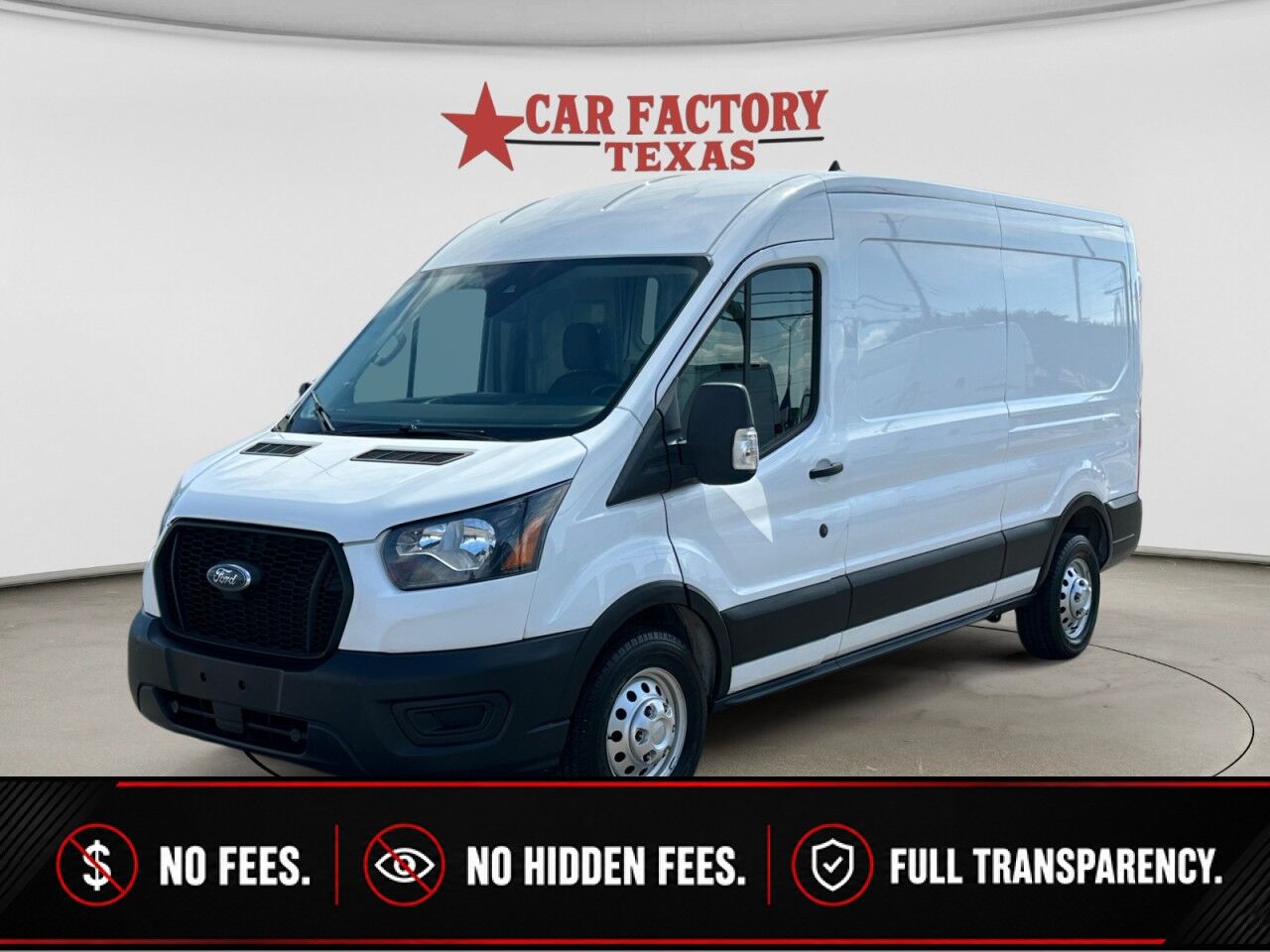 2023 Ford Transit Cargo Van T-350 130" Med Rf 9500 GVWR AWD