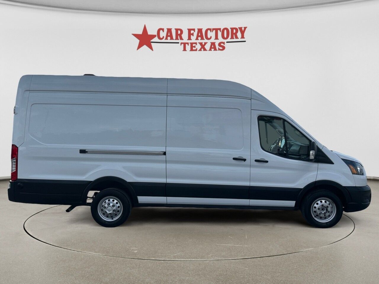 2023 Ford Transit Cargo Van T-350 148" EL Hi Rf 9950 GVWR RWD Lancaster TX