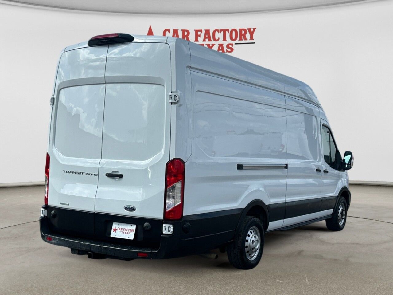 2023 Ford Transit Cargo Van T-350 148" EL Hi Rf 9950 GVWR RWD Lancaster TX
