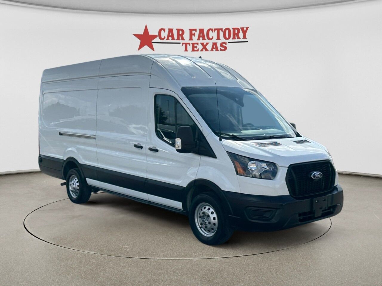 2023 Ford Transit Cargo Van T-350 148" EL Hi Rf 9950 GVWR RWD Lancaster TX
