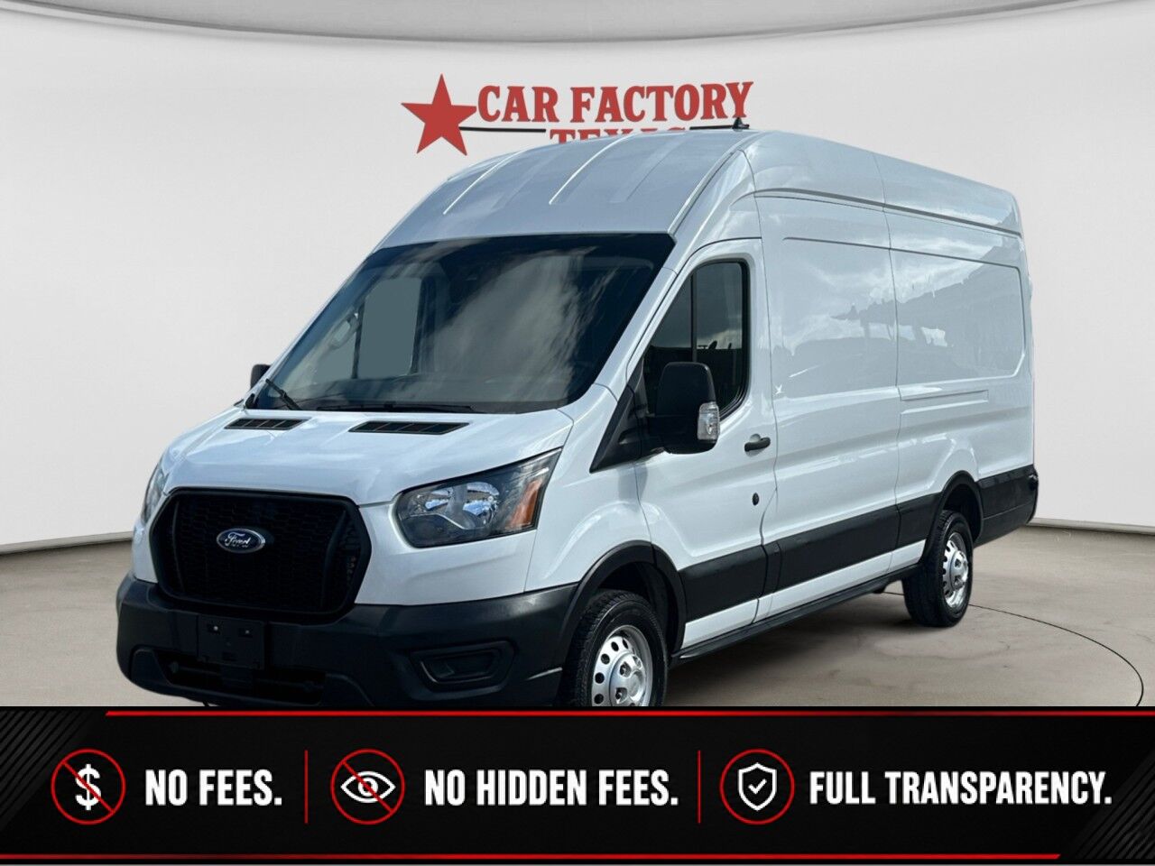 2023 Ford Transit Cargo Van T-350 148" EL Hi Rf 9950 GVWR RWD