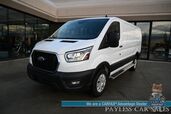 2023 Ford Transit Cargo Van T250 / 3.5L V6 / Exterior Upgrade Pkg / Power Mirrors, Windows & Locks / Lane Departure & Forward Collision Alert / Bluetooth / Backup Camera / Keyless Entry / Block Heater / Bulkhead / 1-Owner