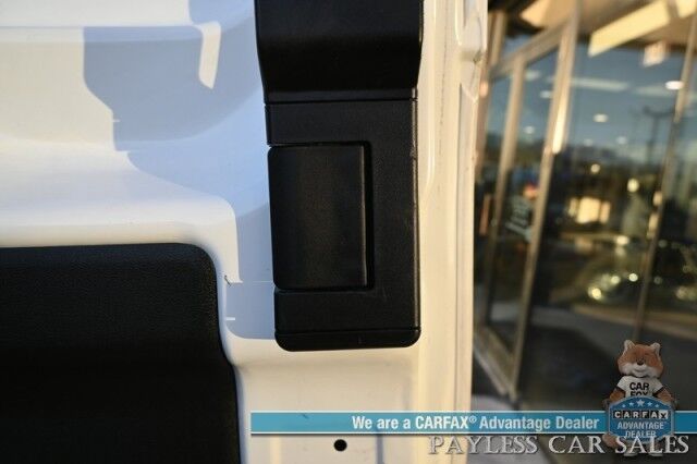2023 Ford Transit Cargo Van T250 / 3.5L V6 / Exterior Upgrade Pkg / Power Mirrors, Windows & Locks / Lane Departure & Forward Collision Alert / Bluetooth / Backup Camera / Keyless Entry / Block Heater / Bulkhead / 1-Owner Anchorage AK