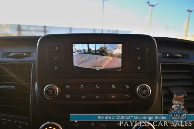 2023 Ford Transit Cargo Van T250 / 3.5L V6 / Exterior Upgrade Pkg / Power Mirrors, Windows & Locks / Lane Departure & Forward Collision Alert / Bluetooth / Backup Camera / Keyless Entry / Block Heater / Bulkhead / 1-Owner Anchorage AK