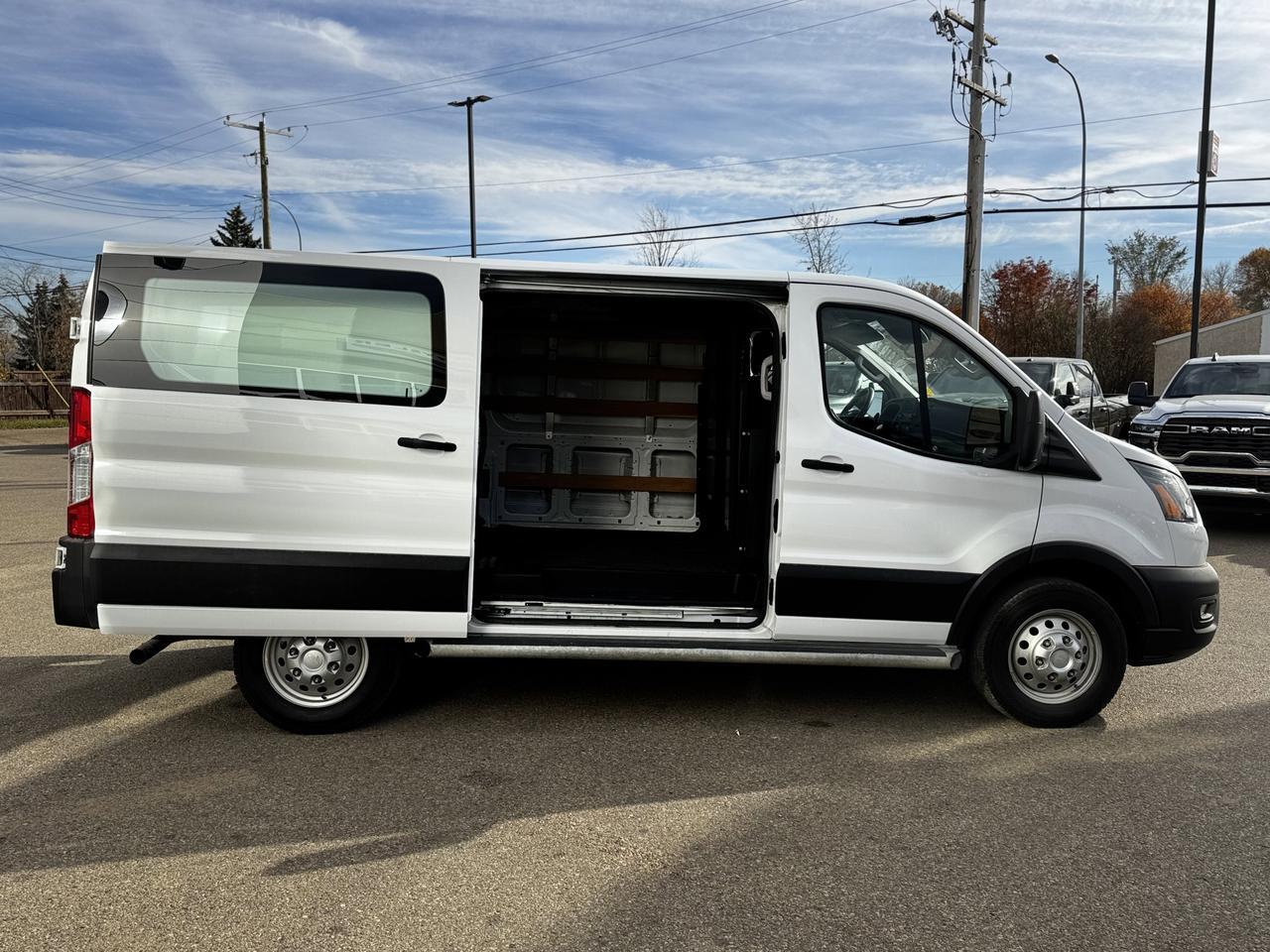 2023 Ford Transit Cargo Van T250 AWD | Low Roof | Low KMs | V6 | Backup Camera | FlexFuel Redwater AB