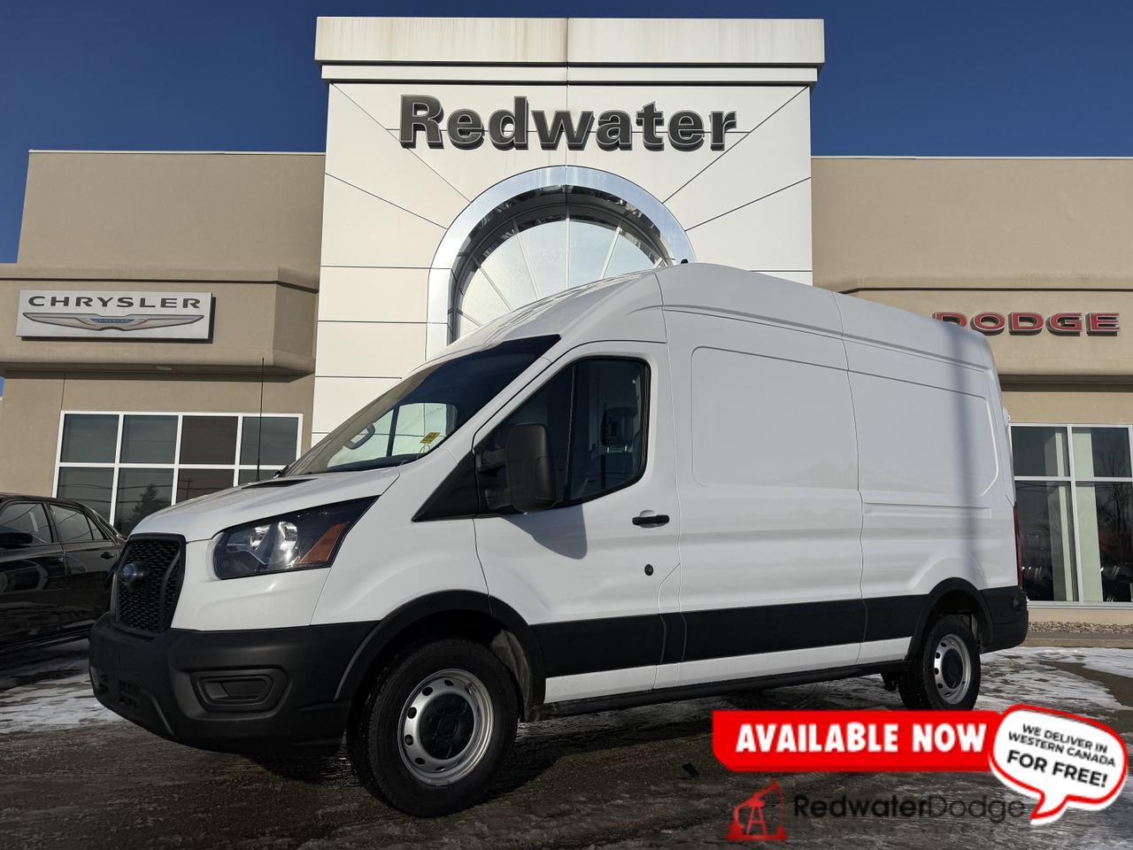 2023 Ford Transit Cargo Van T350 RWD | Low KMs | V6 | Backup Camera | Keyless Entry | Bluetooth