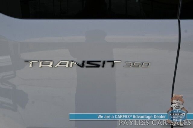2023 Ford Transit Passenger Wagon Med Roof XLT / 3.5L V6 / Leather Bucket Seats / Navigation / Blind Spot Alert / Apple CarPlay & Android Auto / Seats 8 / 360 View Camera / Cruise Control / Air Conditioning /Fog Lights / Running Board / 1-Owner Anchorage AK