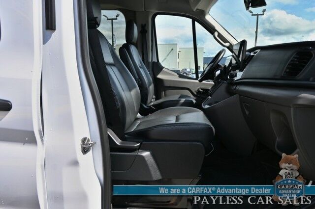 2023 Ford Transit Passenger Wagon Med Roof XLT / 3.5L V6 / Leather Bucket Seats / Navigation / Blind Spot Alert / Apple CarPlay & Android Auto / Seats 8 / 360 View Camera / Cruise Control / Air Conditioning /Fog Lights / Running Board / 1-Owner Anchorage AK