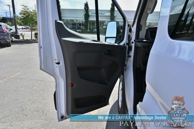 2023 Ford Transit Passenger Wagon Med Roof XLT / 3.5L V6 / Leather Bucket Seats / Navigation / Blind Spot Alert / Apple CarPlay & Android Auto / Seats 8 / 360 View Camera / Cruise Control / Air Conditioning /Fog Lights / Running Board / 1-Owner Anchorage AK