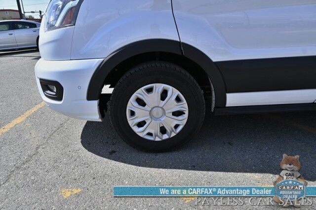 2023 Ford Transit Passenger Wagon Med Roof XLT / 3.5L V6 / Leather Bucket Seats / Navigation / Blind Spot Alert / Apple CarPlay & Android Auto / Seats 8 / 360 View Camera / Cruise Control / Air Conditioning /Fog Lights / Running Board / 1-Owner Anchorage AK