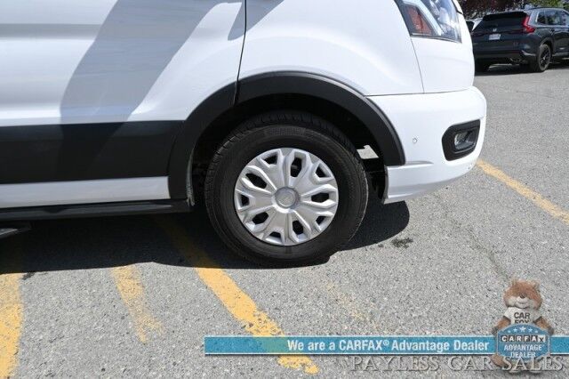 2023 Ford Transit Passenger Wagon Med Roof XLT / 3.5L V6 / Leather Bucket Seats / Navigation / Blind Spot Alert / Apple CarPlay & Android Auto / Seats 8 / 360 View Camera / Cruise Control / Air Conditioning /Fog Lights / Running Board / 1-Owner Anchorage AK