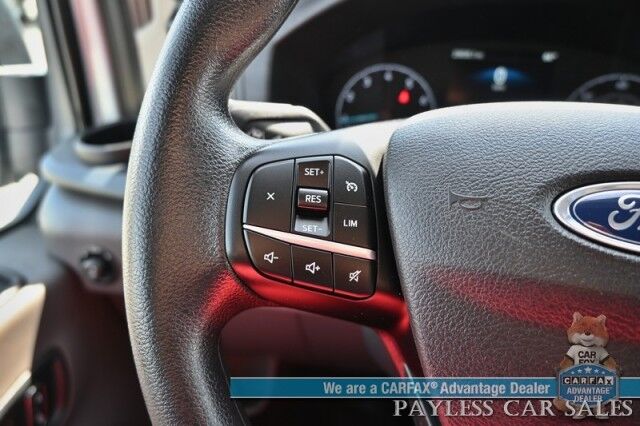 2023 Ford Transit Passenger Wagon Med Roof XLT / 3.5L V6 / Leather Bucket Seats / Navigation / Blind Spot Alert / Apple CarPlay & Android Auto / Seats 8 / 360 View Camera / Cruise Control / Air Conditioning /Fog Lights / Running Board / 1-Owner Anchorage AK