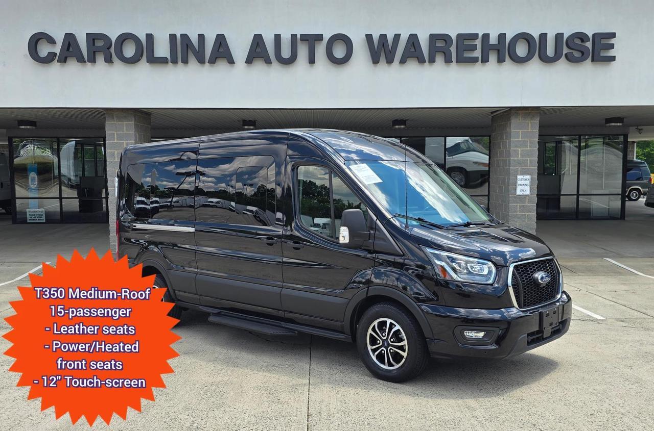 2023 Ford Transit Passenger Wagon T-350 Medium Roof 148WB XLT 15-Passenger W/Leather Seats Concord NC
