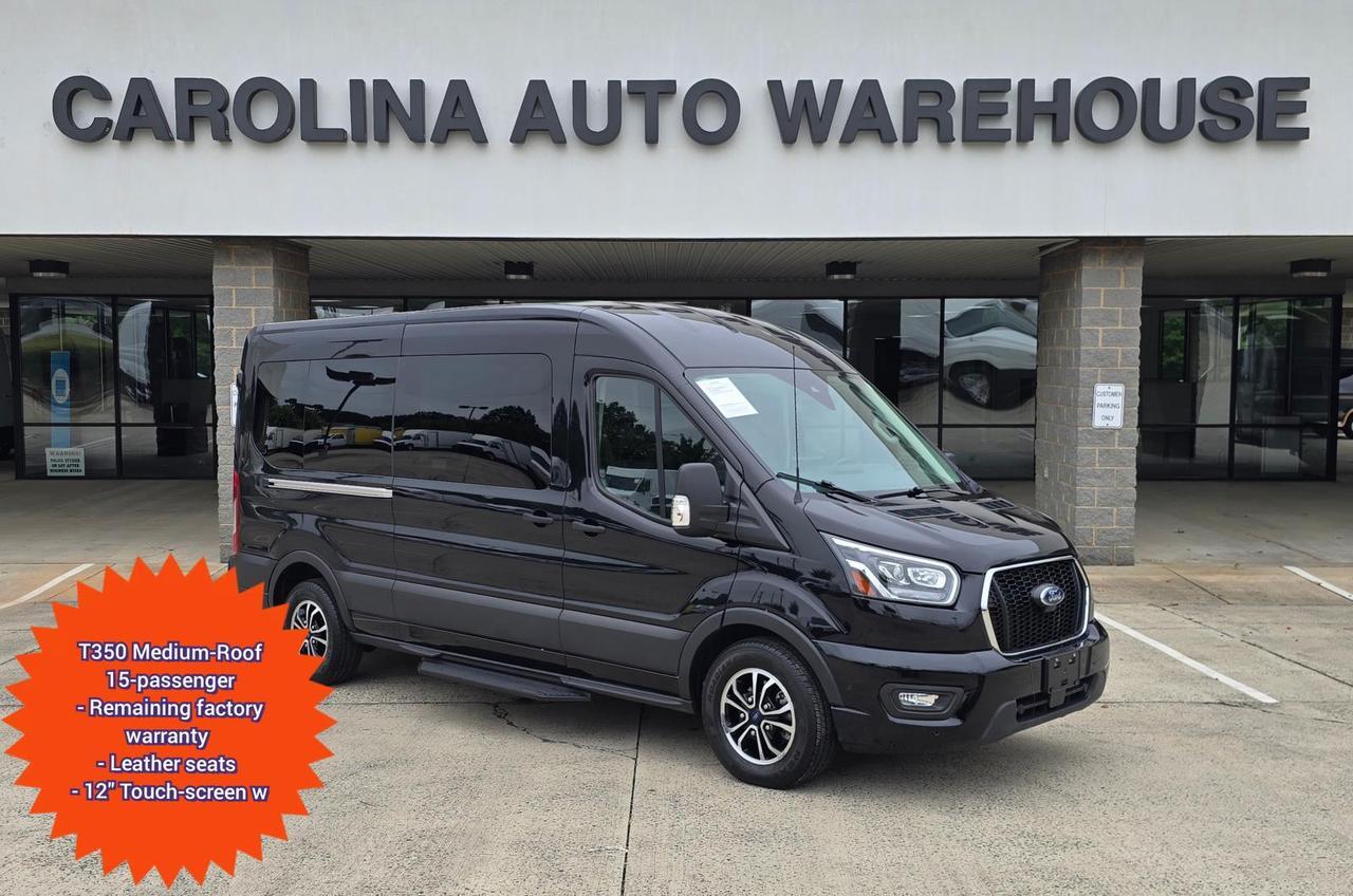 2023 Ford Transit Passenger Wagon T-350 Medium Roof 148WB XLT 15-Passenger W/Leather Seats Concord NC