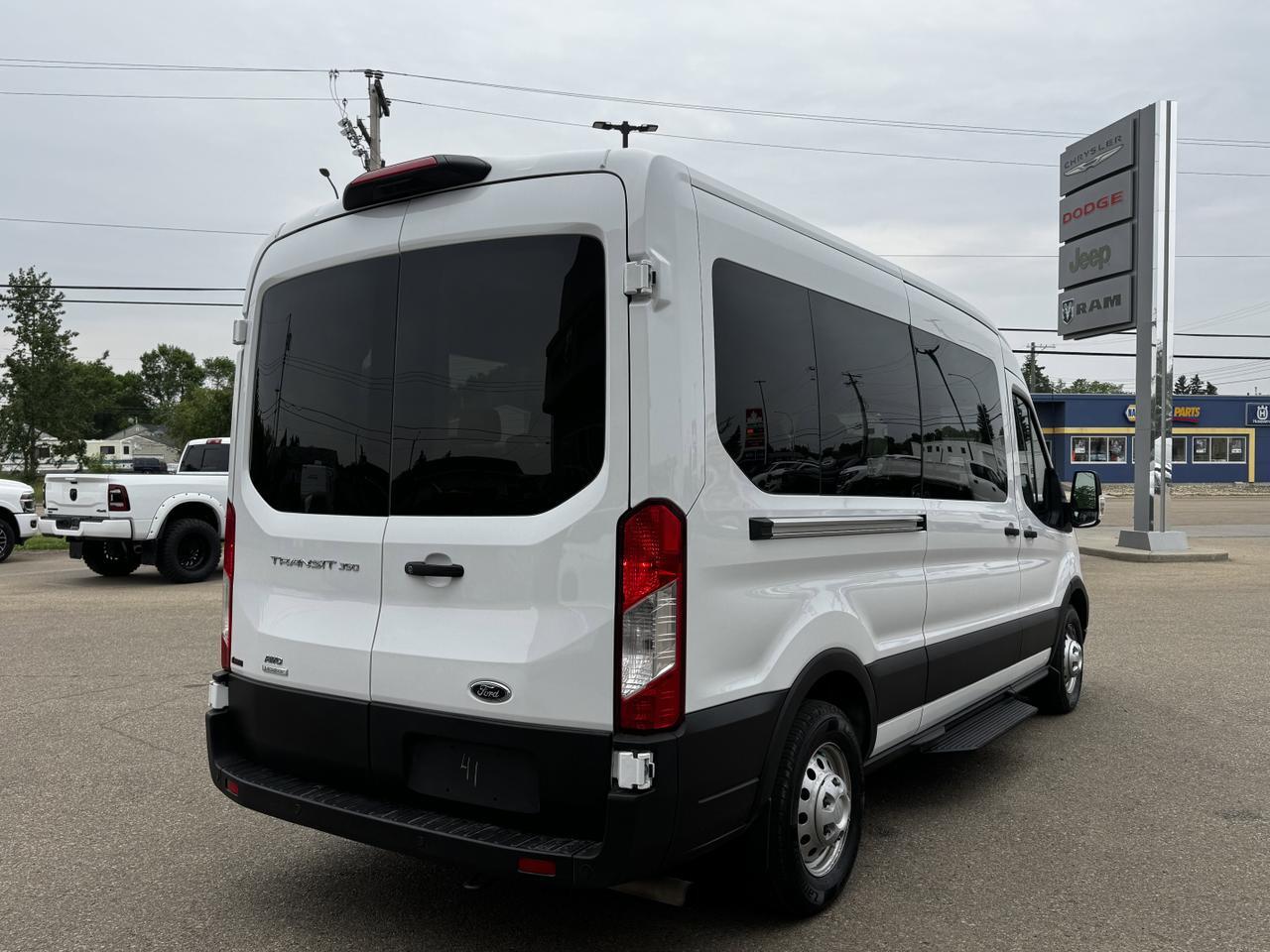 2023 Ford Transit Passenger Wagon T350 AWD Van | V6 Turbo | Low KMs | 12 Passenger Seats Redwater AB