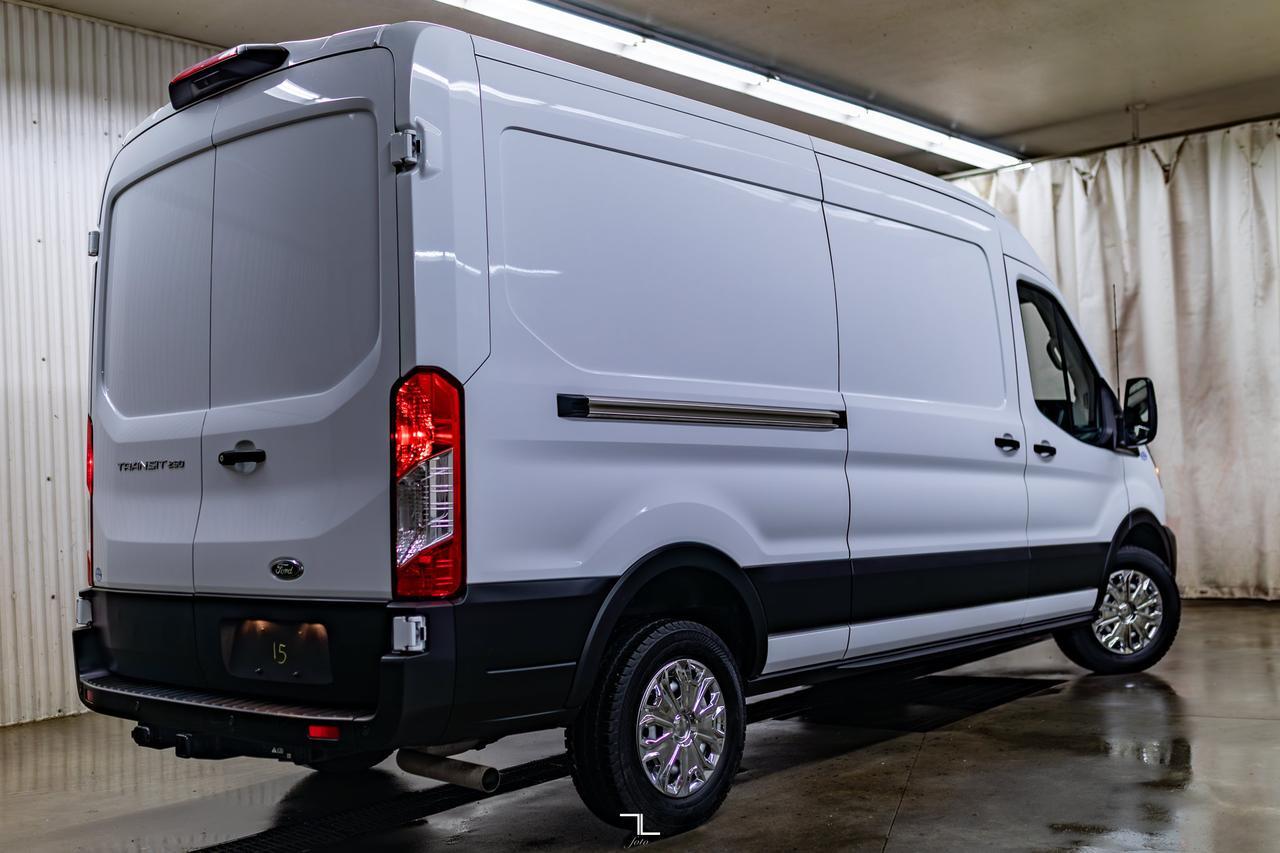 2023 Ford Transit T-250 Medium Roof Cargo Van Partition BCam Red Deer AB