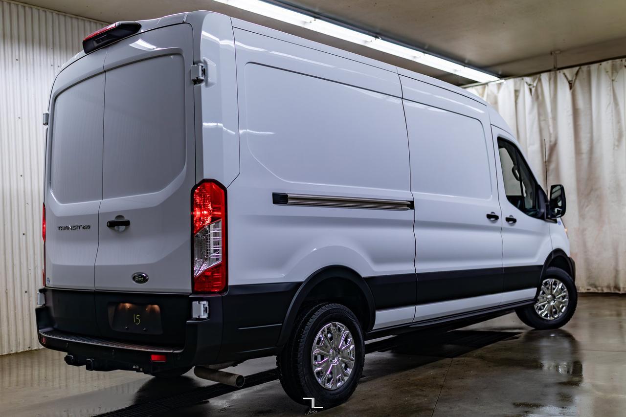 2023 Ford Transit T-250 Medium Roof Cargo Van Partition BCam Red Deer AB