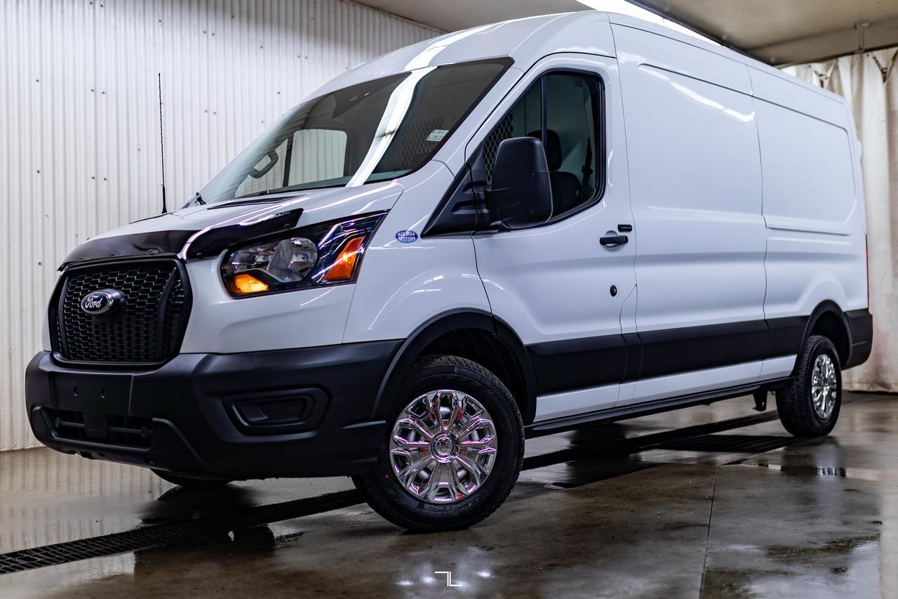2023 Ford Transit T-250 Medium Roof Cargo Van Partition BCam Red Deer AB
