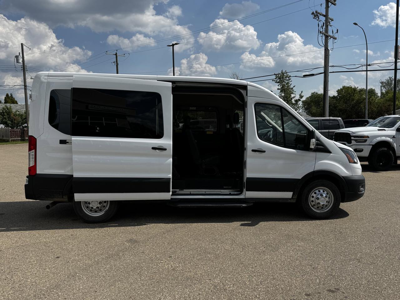 2023 Ford Transit T-350 XL AWD Full Size 12 Passenger Van | V6 Twin Turbo | Low KMs | Backup Camera Redwater AB