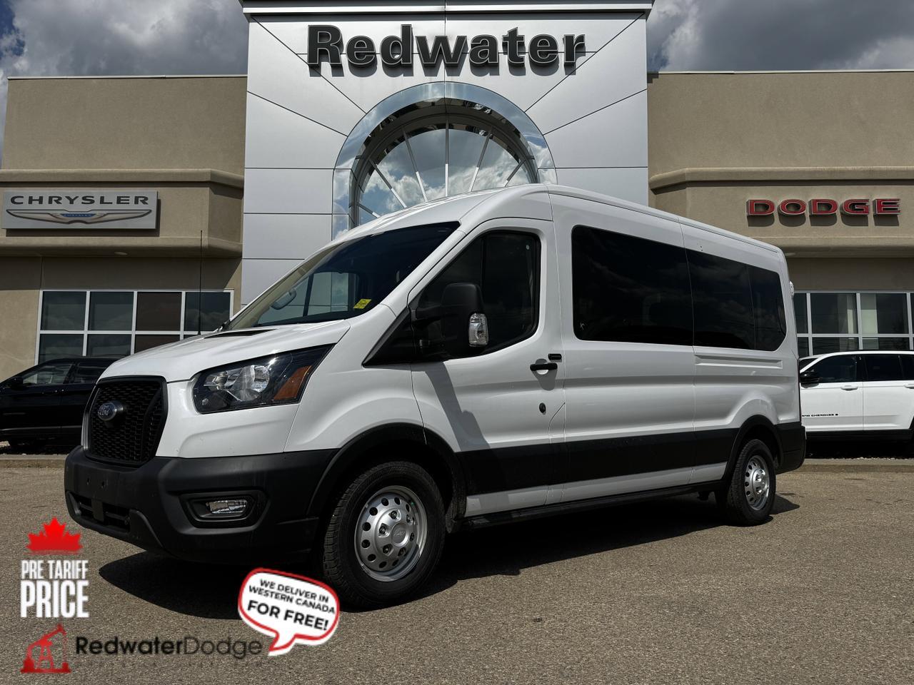 2023 Ford Transit T350 XL AWD Passenger Van | Med Roof | Low KMs | V6 | 12 Passenger Redwater AB