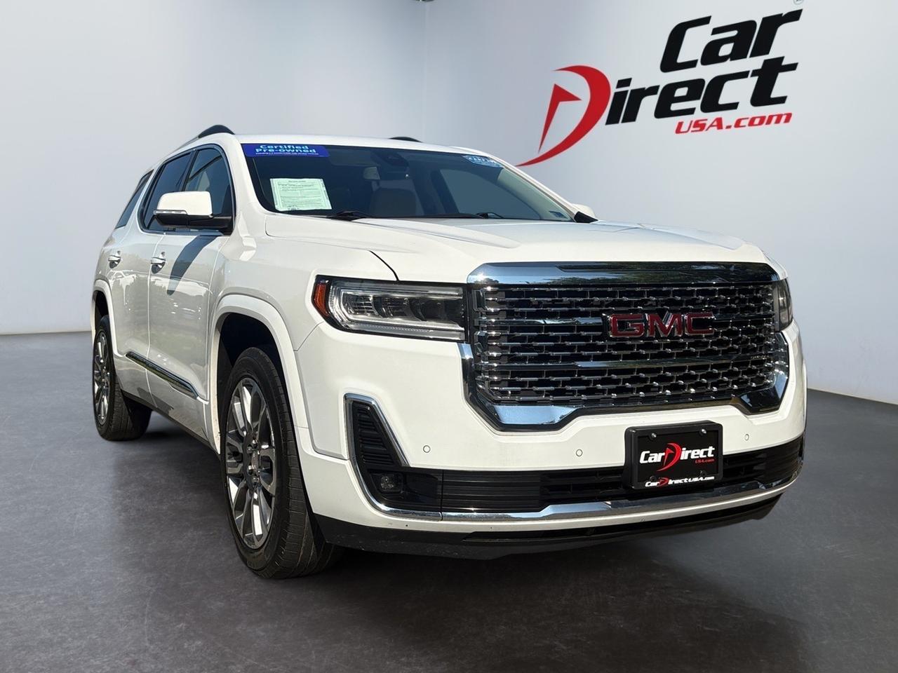 2023 GMC Acadia Denali, ROOF RACKS, HEADS UP DISPLAY, FORWARD COLLISION ALERT, LANE KEEP ASSIST, BLIND SPOT ALERT, POWER LIFTGATE, APPLE CARPLAY/ANDROID AUTO, CAPTAINS CHAIRS, POWER 3RD ROW, BACKUP CAMERA, ONLY 1 OWNER, CLEAN CARFAX, GET IN THIS ACADIA TODAY! Virginia Beach VA