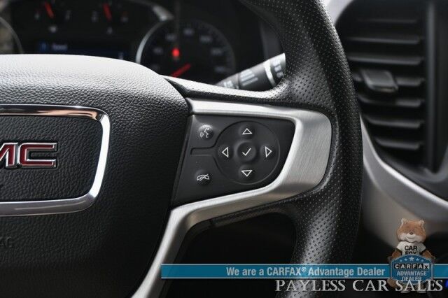2023 GMC Acadia SLE / AWD / Elevation Edition / Driver Convenience & Trailering Pkg / Auto Start / Power & Heated Seats / Lane Departure & Blind Spot Alert / Rear Captain Chairs / 3rd Row / Seats 6 / Tow Pkg / Block Heater Anchorage AK