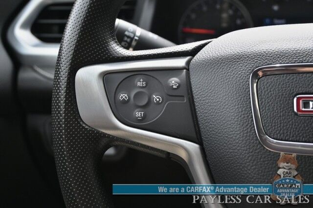 2023 GMC Acadia SLE / AWD / Elevation Edition / Driver Convenience & Trailering Pkg / Auto Start / Power & Heated Seats / Lane Departure & Blind Spot Alert / Rear Captain Chairs / 3rd Row / Seats 6 / Tow Pkg / Block Heater Anchorage AK