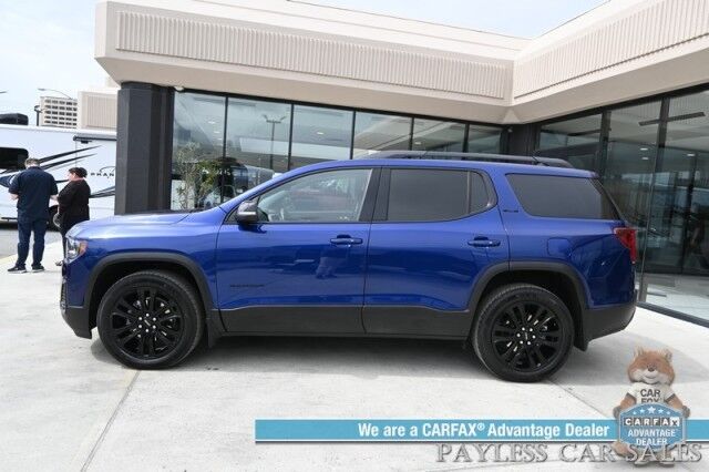 2023 GMC Acadia SLE / AWD / Elevation Edition / Driver Convenience & Trailering Pkg / Auto Start / Power & Heated Seats / Lane Departure & Blind Spot Alert / Rear Captain Chairs / 3rd Row / Seats 6 / Tow Pkg / Block Heater Anchorage AK