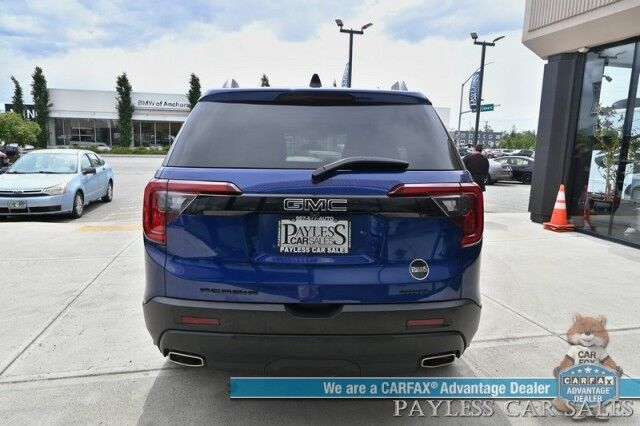 2023 GMC Acadia SLE / AWD / Elevation Edition / Driver Convenience & Trailering Pkg / Auto Start / Power & Heated Seats / Lane Departure & Blind Spot Alert / Rear Captain Chairs / 3rd Row / Seats 6 / Tow Pkg / Block Heater Anchorage AK