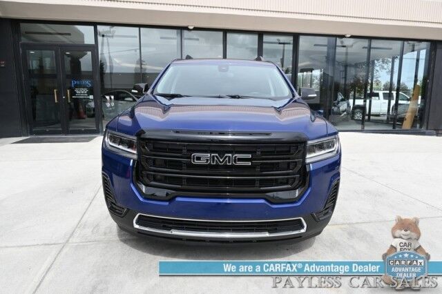 2023 GMC Acadia SLE / AWD / Elevation Edition / Driver Convenience & Trailering Pkg / Auto Start / Power & Heated Seats / Lane Departure & Blind Spot Alert / Rear Captain Chairs / 3rd Row / Seats 6 / Tow Pkg / Block Heater Anchorage AK