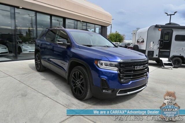 2023 GMC Acadia SLE / AWD / Elevation Edition / Driver Convenience & Trailering Pkg / Auto Start / Power & Heated Seats / Lane Departure & Blind Spot Alert / Rear Captain Chairs / 3rd Row / Seats 6 / Tow Pkg / Block Heater Anchorage AK