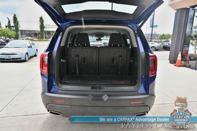 2023 GMC Acadia SLE / AWD / Elevation Edition / Driver Convenience & Trailering Pkg / Auto Start / Power & Heated Seats / Lane Departure & Blind Spot Alert / Rear Captain Chairs / 3rd Row / Seats 6 / Tow Pkg / Block Heater Anchorage AK
