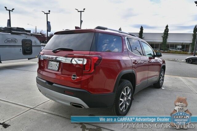 2023 GMC Acadia SLT / AWD / Auto Start / Power & Heated Leather Seats / NAV / Bose Speakers / Lane Departure & Blind Spot Alert / Rear Captain Chairs /3rd Row / Seats 6 / Apple CarPlay & Android Auto / Back Up Camera / 1-Owner Anchorage AK