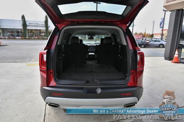 2023 GMC Acadia SLT / AWD / Auto Start / Power & Heated Leather Seats / NAV / Bose Speakers / Lane Departure & Blind Spot Alert / Rear Captain Chairs /3rd Row / Seats 6 / Apple CarPlay & Android Auto / Back Up Camera / 1-Owner Anchorage AK