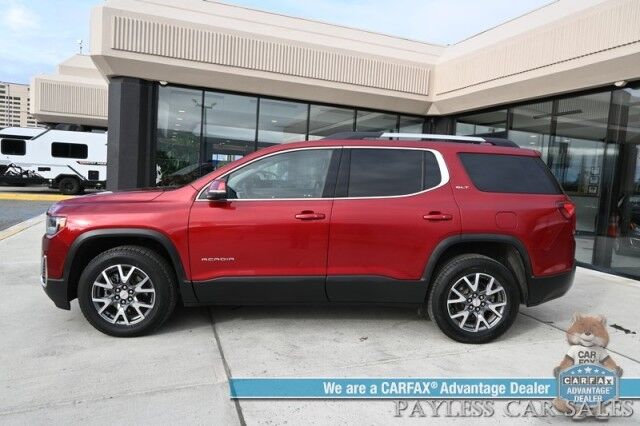 2023 GMC Acadia SLT / AWD / Auto Start / Power & Heated Leather Seats / NAV / Bose Speakers / Lane Departure & Blind Spot Alert / Rear Captain Chairs /3rd Row / Seats 6 / Apple CarPlay & Android Auto / Back Up Camera / 1-Owner Anchorage AK