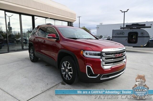 2023 GMC Acadia SLT / AWD / Auto Start / Power & Heated Leather Seats / NAV / Bose Speakers / Lane Departure & Blind Spot Alert / Rear Captain Chairs /3rd Row / Seats 6 / Apple CarPlay & Android Auto / Back Up Camera / 1-Owner Anchorage AK
