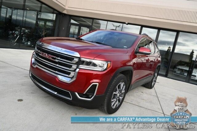 2023 GMC Acadia SLT / AWD / Auto Start / Power & Heated Leather Seats / NAV / Bose Speakers / Lane Departure & Blind Spot Alert / Rear Captain Chairs /3rd Row / Seats 6 / Apple CarPlay & Android Auto / Back Up Camera / 1-Owner Anchorage AK