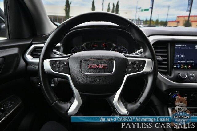 2023 GMC Acadia SLT / AWD / Auto Start / Power & Heated Leather Seats / Navigation / Bose Speakers / Lane Departure & Blind Spot / Apple CarPlay & Android Auto / Block Heater / 3rd Row / Captain Chairs / 27 MPG / 1-Owner Anchorage AK