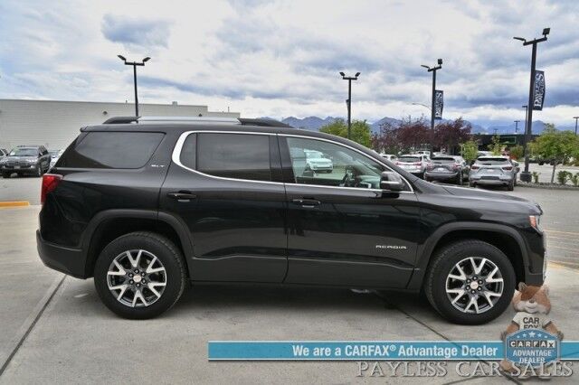 2023 GMC Acadia SLT / AWD / Auto Start / Power & Heated Leather Seats / Navigation / Bose Speakers / Lane Departure & Blind Spot / Apple CarPlay & Android Auto / Block Heater / 3rd Row / Captain Chairs / 27 MPG / 1-Owner Anchorage AK