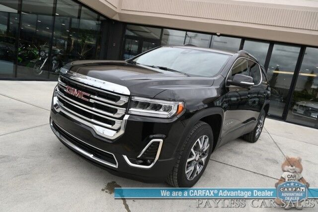 2023 GMC Acadia SLT / AWD / Auto Start / Power & Heated Leather Seats / Navigation / Bose Speakers / Lane Departure & Blind Spot / Apple CarPlay & Android Auto / Block Heater / 3rd Row / Captain Chairs / 27 MPG / 1-Owner Anchorage AK