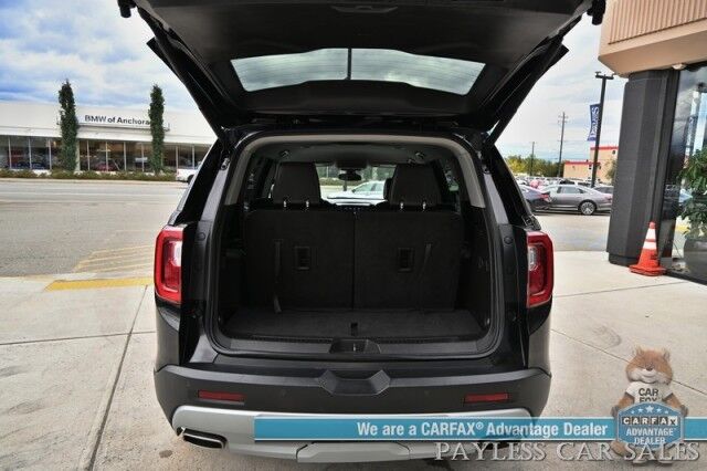 2023 GMC Acadia SLT / AWD / Auto Start / Power & Heated Leather Seats / Navigation / Bose Speakers / Lane Departure & Blind Spot / Apple CarPlay & Android Auto / Block Heater / 3rd Row / Captain Chairs / 27 MPG / 1-Owner Anchorage AK 2023 GMC Acadia SLT / AWD / Auto Start / Power & Heated Leather Seats / Navigation / Bose Speakers / Lane Departure & Blind Spot / Apple CarPlay & Android Auto / Block Heater / 3rd Row / Captain Chairs / 27 MPG / 1-Owner Anchorage AK