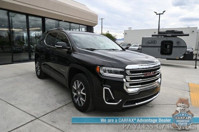 2023 GMC Acadia SLT / AWD / Auto Start / Power & Heated Leather Seats / Navigation / Bose Speakers / Lane Departure & Blind Spot / Apple CarPlay & Android Auto / Block Heater / 3rd Row / Captain Chairs / 27 MPG / 1-Owner Anchorage AK 2023 GMC Acadia SLT / AWD / Auto Start / Power & Heated Leather Seats / Navigation / Bose Speakers / Lane Departure & Blind Spot / Apple CarPlay & Android Auto / Block Heater / 3rd Row / Captain Chairs / 27 MPG / 1-Owner Anchorage AK