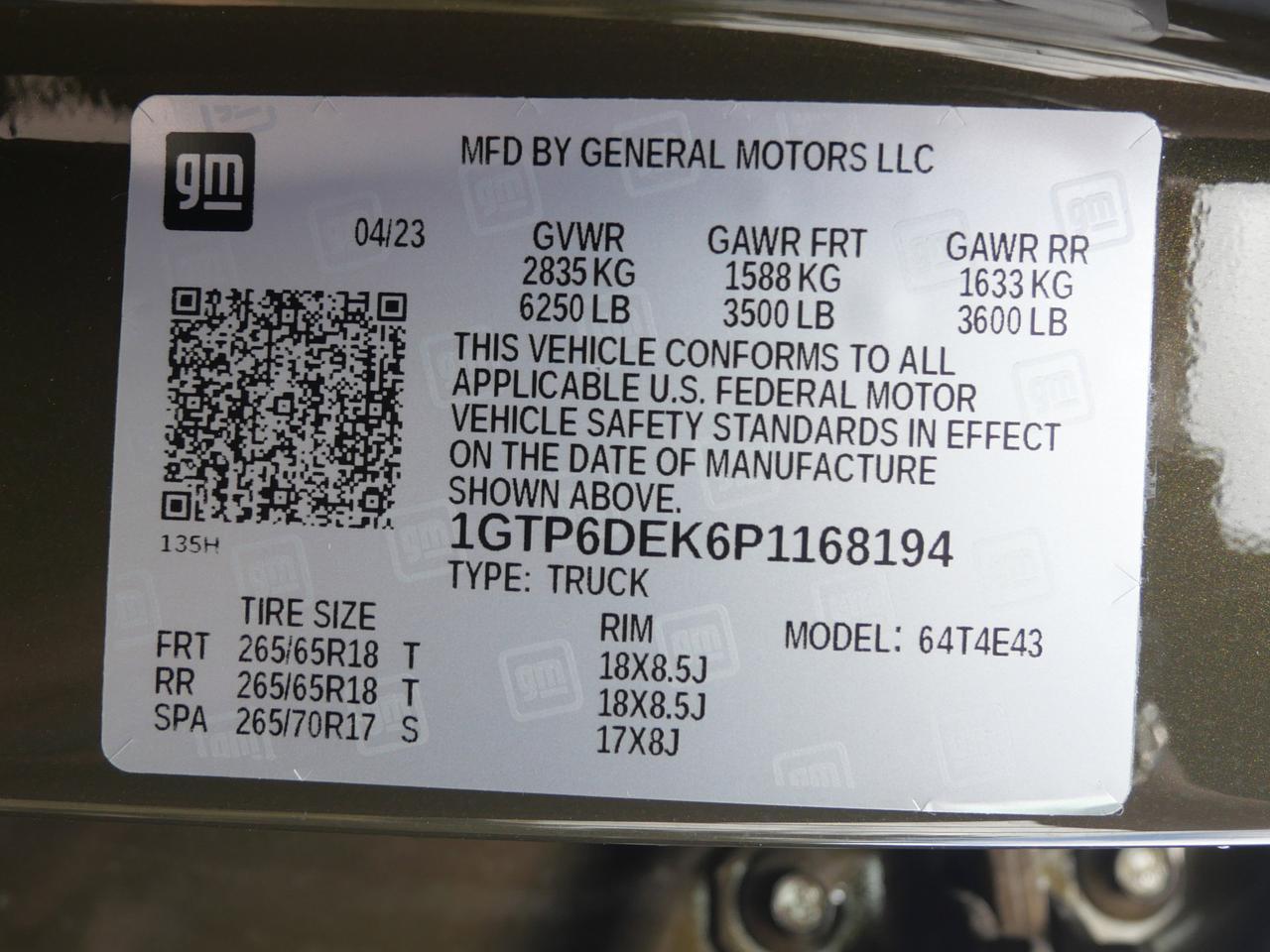 2023 GMC Canyon 4WD AT4 San Juan TX