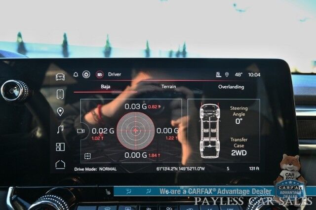 2023 GMC Canyon Elevation / 4X4 / AutoStart / Convenience Pkg / Preferred Pkg / Power & Heated Seats / Lane Departure & Forward Collision Alert / Apple CarPlay & Android Auto / Backup Camera / Bed Liner / Tow Pkg / 1-Owner Anchorage AK