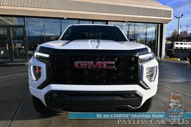 2023 GMC Canyon Elevation / 4X4 / Crew Cab / Auto Start / Convenience & Preferred Pkg / Power & Heated Cloth Seats / Lane Depart & Forward Collision Alert / Apple CarPlay & Android Auto / Backup Camera / Bed Liner / Tow Pkg / 1-Owner Anchorage AK