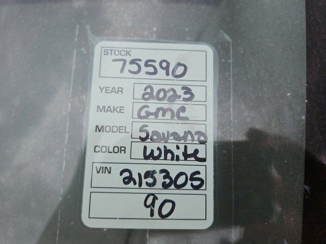 2023 GMC Savana 2500 Work Van Jacksonville FL