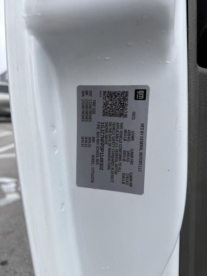 2023 GMC Savana 3500 Extended 15 Passenger Van LS Collinsville OK