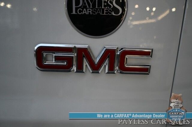 2023 GMC Savana Cargo Van 2500 / Chrome Appearance & Cold Climate Pkg / 4.3L V6 / Driver Convenience Pkg / Bulkhead / Power Locks, Windows & Mirrors / Aux Input / Air Conditioning / Cruise Control / Running Boards / 1-Owner Wasilla AK